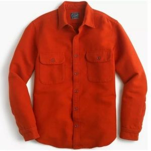 NEW J Crew Wallace & Barnes Chamois Button Down
